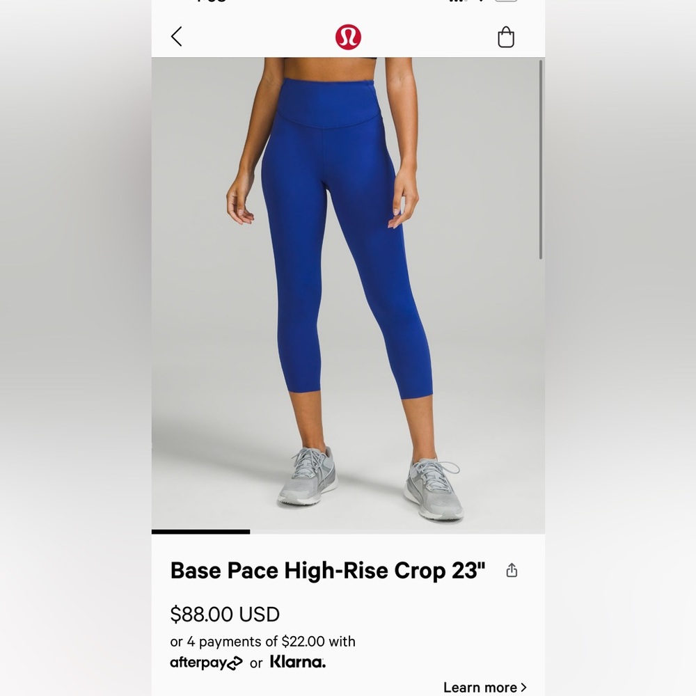 BNWT base pace crop